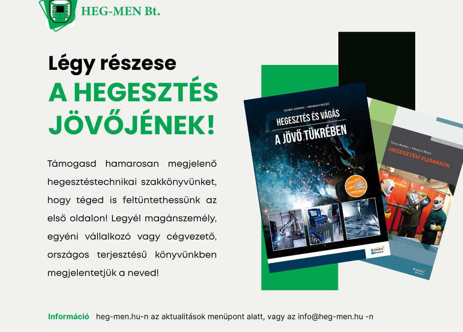 Támogatói megjelenés új könyvünkben!
